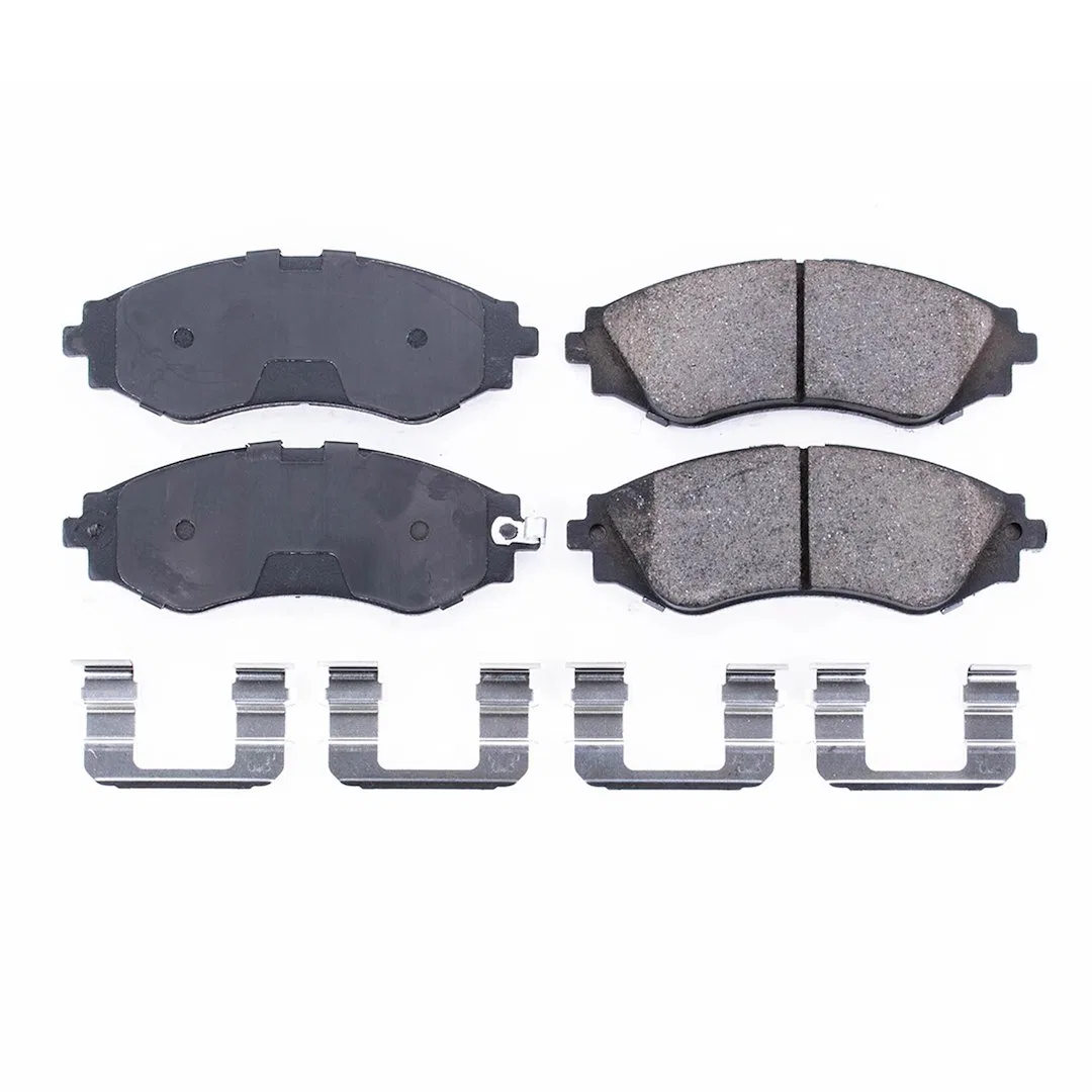 17-797 – POWERSTOP Brake Pad, FMSI Number D797 Ceramic Brake Pads Set Of 4 With Stainless Steel Hardware
